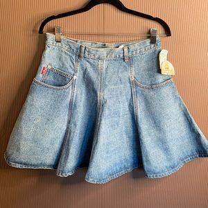 Outlaw vintage blue Jean skirt size 13